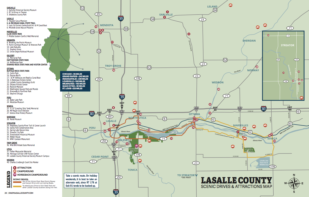 LaSalle County Map